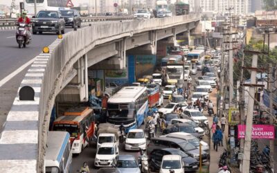 Stuck in traffic